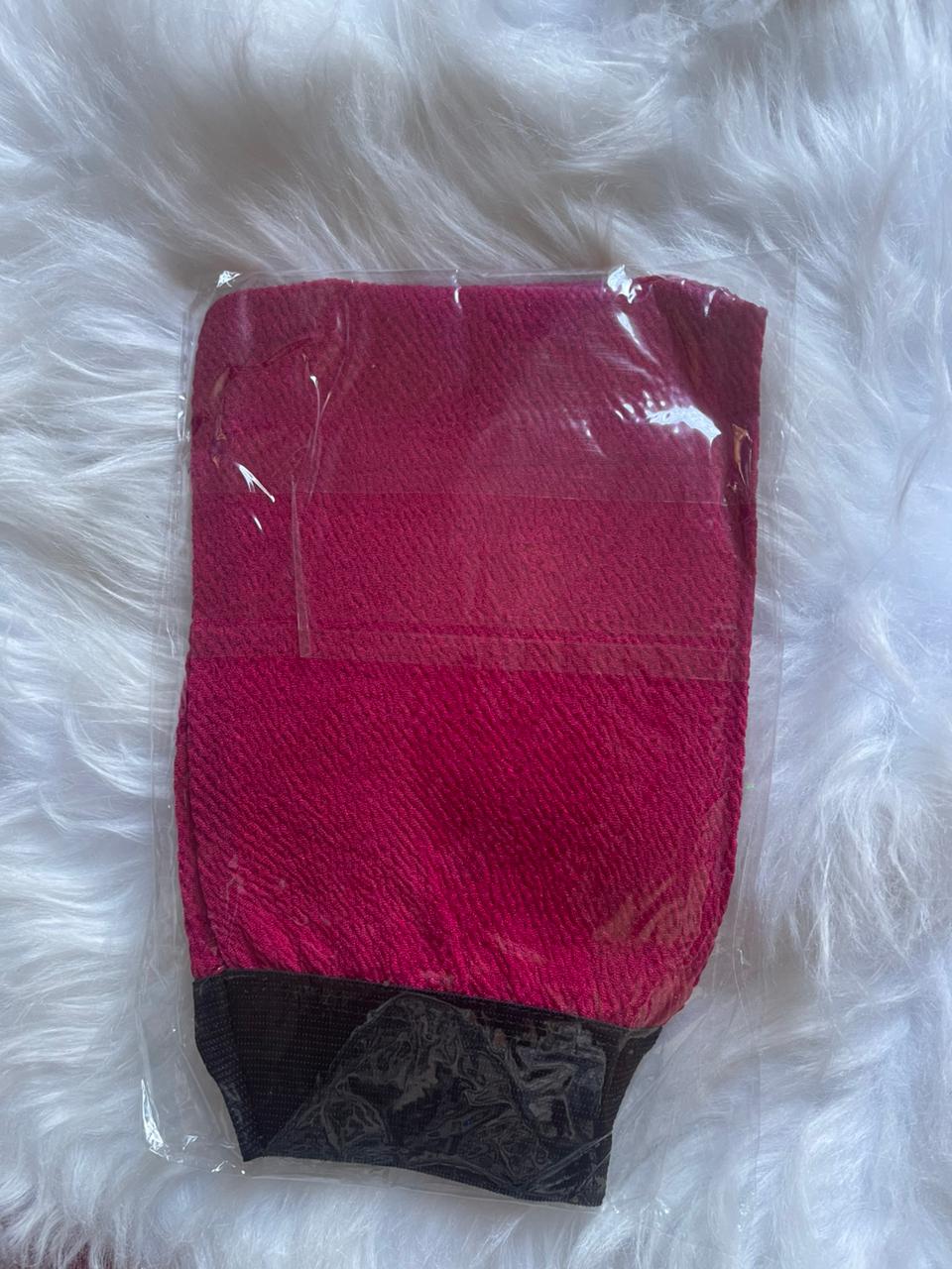 Moroccan Kessa Shower, facial, Exfoliating Glove Bath Scrub