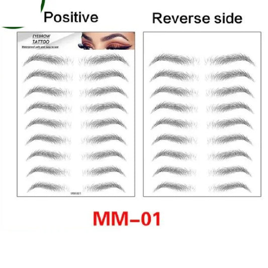 Eyebrows Makeup I  Tattoo Sticker MM