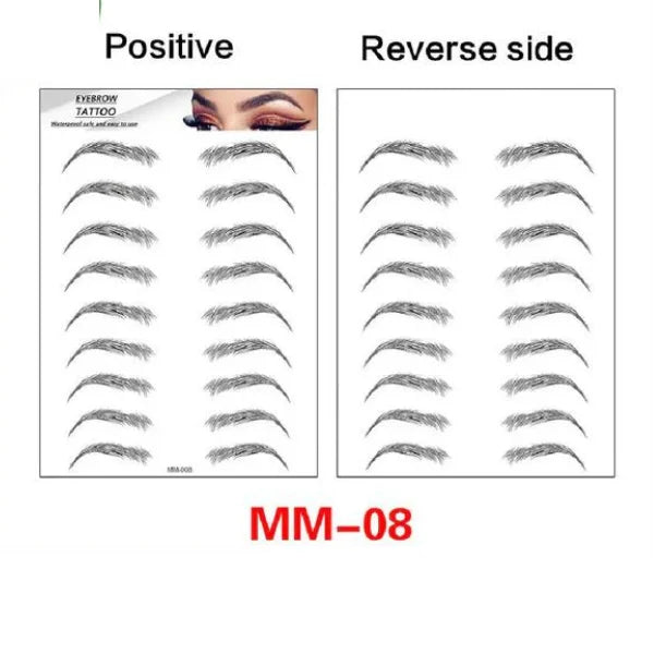 Eyebrows Makeup I  Tattoo Sticker MM