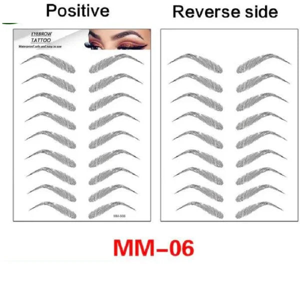 Eyebrows Makeup I  Tattoo Sticker MM