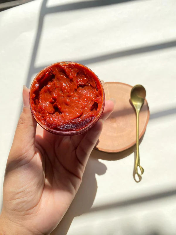 Moroccan Soap with red Fassi, Exfoliating, Cleansing, Rejuvenating, Removes Dead Skin Cells