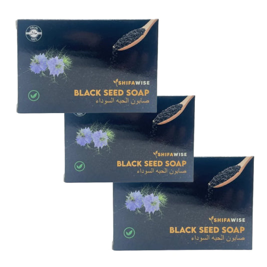 3 pcs  ShifaWise Black Seed Clarifyin I Shifawise black seed soapg Soap 125g