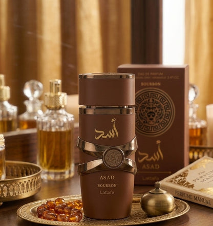 Lattafa Asad Bourbon Eau De Parfum (EDP) for Men - 100ml