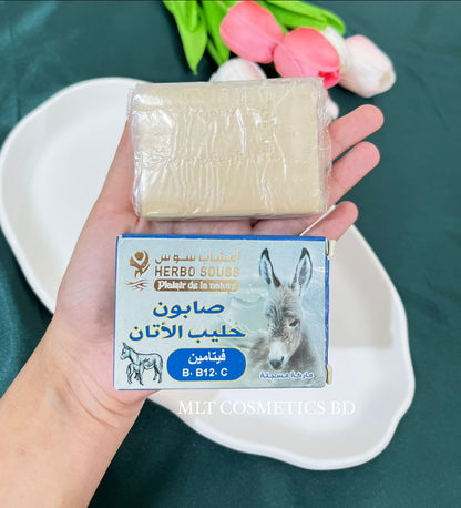 Moroccan Donkey milk soap good for sensitive skin70 gm