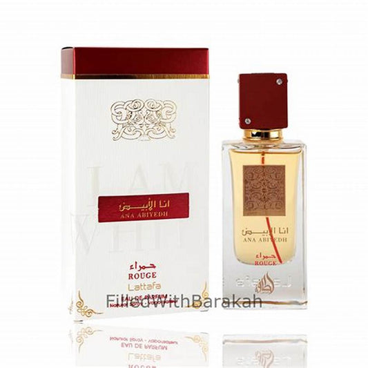 Ana Abiyedh Rouge Eau De Parfum - Most Popular Perfume Spray By Lattafa I Ana Abiyedh Rouge