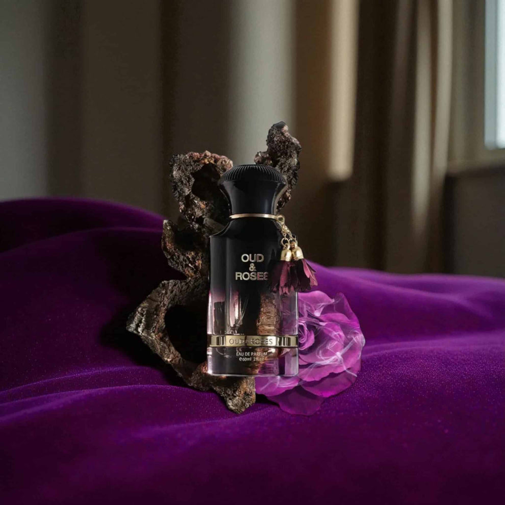 Ahmed Al Maghribi Oud & Roses Eau De Parfum (EDP) - 60ml (Long Lasting Premium Unisex Fragrance)