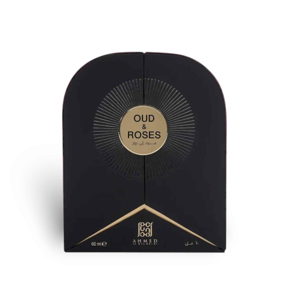 Ahmed Al Maghribi Oud & Roses Eau De Parfum (EDP) - 60ml (Long Lasting Premium Unisex Fragrance)