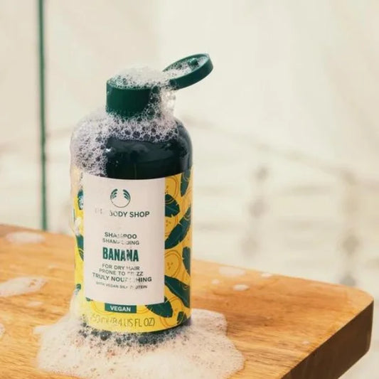 Body Shop Banana Shampoo For Dry Hair I Shampoo For Dry Hair 