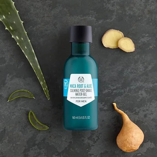 maca root & aloe post-shave water-gel
