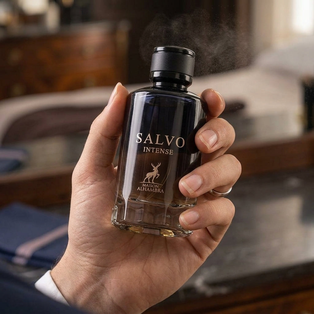 Salvo Intense Eau De Parfum by Maison Alhambra (100ml)