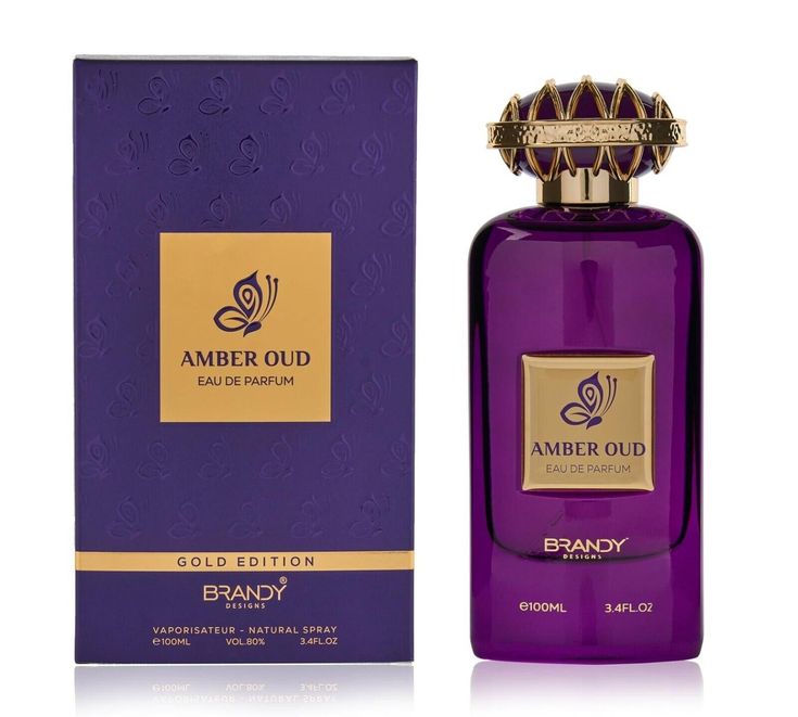 Amber Oud Eau de Parfum 100ml Brandy Designs