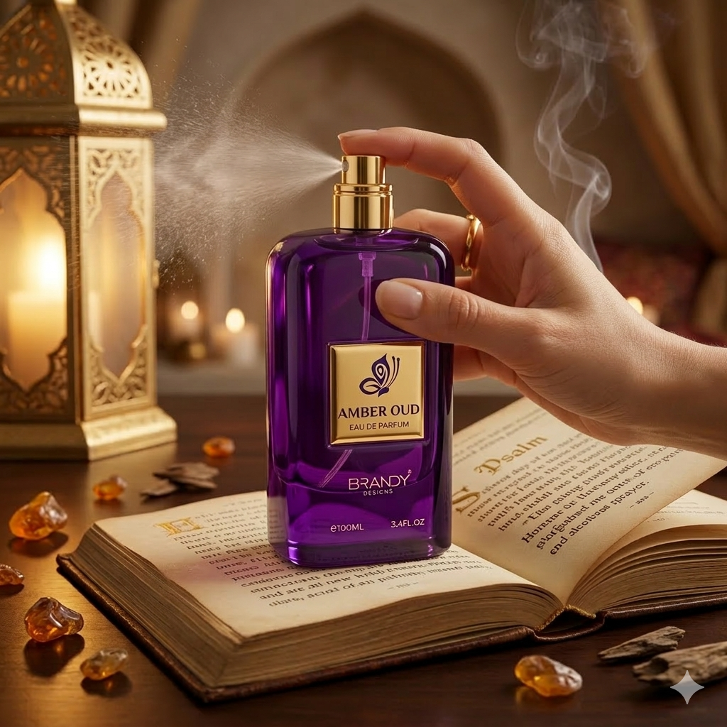 Amber Oud Eau de Parfum 100ml Brandy Designs