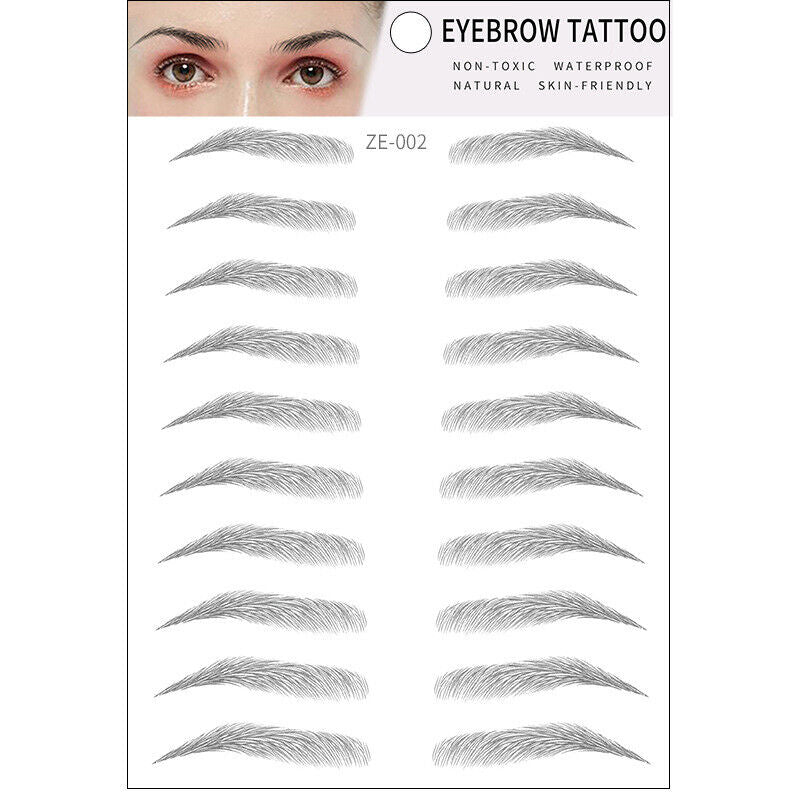 Eyebrows Makeup I  Eyebrow Tattoo Sticker ZE